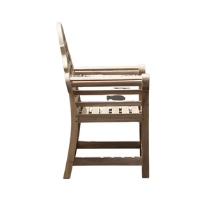 เก้าอี้ไม้ Adirondack ดีไซน์หรูหรา ทำด้วยมือจากไม้เนื้อแข็ง สำหรับสวนและห้องรับประทานอาหาร - Product Image 2