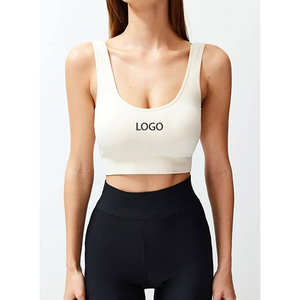 Haut de sport respirant en Spandex/Nylon pour jeune fille, idéal pour le tennis, le yoga et l'entraînement, avec soutien-gorge intégré et design sans manches. - Product Image 3