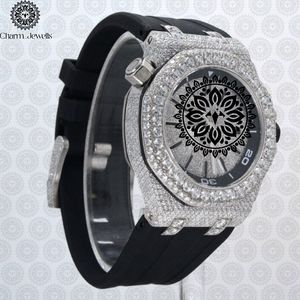 Charm_Jewells Luxury Stainless Steel <b>Watch</b> 40mm Round Dial Sapphire Crystal Quartz Movement Women Fashion Design - Product Image 5