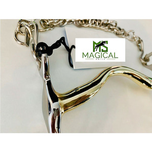 Mors de dressage Weymouth sur mesure de haute qualité, en argent allemand et acier inoxydable, toutes tailles disponibles en stock - Product Image 3
