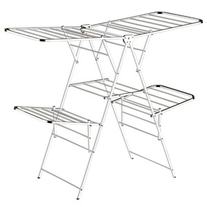 Séchoir à linge pliable portable, organisateur de linge léger, support de suspension pour vêtements, pour intérieur, extérieur, voyage, maison, appartement - Product Image 4