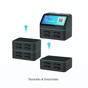 Quiosco de <span class=keywords><strong>Alquiler</strong></span> de Bancos de Energía Compartidos Apilable y Duradero con 8 Ranuras, Pago con Código QR y <span class=keywords><strong>Servicios</strong></span> de Personalización para Uso en Exteriores y Comercial - Product Image 2