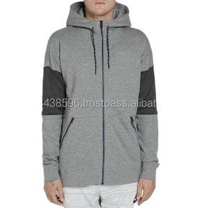 Productos 2025 recién llegados hombres Otoño Invierno con capucha calle manga larga personalizado Color sólido con capucha Casual hombres sudaderas con capucha - Product Image 3