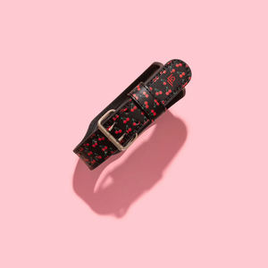 Ceintures de musculation réglables en cuir noir cerise de qualité supérieure, personnalisables, unisexes, robustes, pour l'entraînement en salle de sport et la musculation - Product Image 1