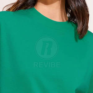 Camiseta Holgada de Verano para Mujer con Logotipo Personalizado, Colores y Tallas a Medida, 100% Algodón Transpirable, Hecha en Pakistán - Product Image 5