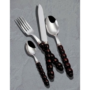 Ensemble de service de cuisine moderne fait à la main en laiton or rose avec poignée en forme de cœur câblée pour café soupe salade pour la rentrée des classes - Product Image 3