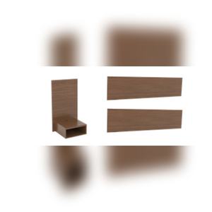 Cabecero Elegante Tamaño Queen con Paneles Flotantes NS, Diseño Laminado E0 MDF HPL LPL, Ensamblado - Product Image 6