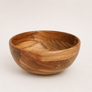 Eco-Friendly Handcrafted Acacia Wood <b>Serving</b> <b>Bowl</b> <b>Large</b> Natural Salad Mixing <b>Bowl</b> for Kitchen & Dining Tableware for Wholesale - Product Image 3