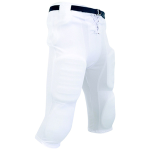 Mens Black Padded Football Pants Belt Closure Breathable <b>Athletic</b> Sportswear Practice Game Pants Performance Football Wear - Product Image 5
