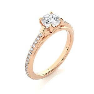 Fine Jewelry Lab Grown Diamond Round Brilliant Cut <b>Vintage</b> <b>Rings</b> 14K 18K 22K <b>Gold</b> Plated Women's <b>Ring</b> Solid <b>Gold</b> Wholesale Items - Product Image 3