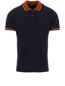 เสื้อโปโลพิมพ์ลายสีพื้น แขนสั้น ผ้าคอตตอนผสมสแปนเด็กซ์ สำหรับผู้ชาย สวมใส่สบาย ดีไซน์กระเป๋าป้องกันรอยยับ พร้อมปักโลโก้ตามสั่ง - Product Image 4