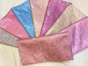 Tela de Seda Jacquard Brocada de Peso Medio, Resistente a las Arrugas, Ecológica y de Alta Calidad para Ropa Étnica, Tapicería y Cortinas - Product Image 6