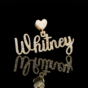 Ensemble collier pendentif personnalisé en acier inoxydable, serti de moissanite VVS, octogonal 20mm, à quartz, chiffres romains, style Hip-Hop - Product Image 1