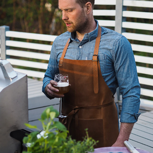 High performance <b>kitchen</b> <b>apron</b> with button closure polyester fabric designed for chefs restaurant staff and gardeners - Product Image 5