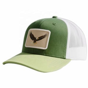 Customizable 5 Panel Trucker Baseball Cap Y2K Hip Hop Herringbone Design Performance Terry Sports Curved Brim Fitted Snapback - Product Image 6