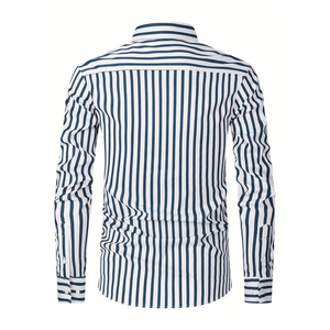 Custom <b>Men</b> Office <b>Dress</b> Shirt 100% Cotton Twill Long Sleeve Breathable Quick Dry OEM Factory Direct - Product Image 2