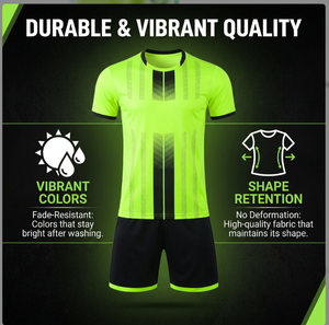 Conjunto de Camiseta de Fútbol Sublimada para Hombre, Estampado Geométrico, Manga Corta, Absorbe la Humedad, Corte Regular, Todas las Temporadas, Color Personalizado para Adultos - Product Image 4