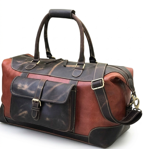 Valise trolley numérique marron en cuir véritable poli, de luxe, durable, simple et classique, avec 4 roues en alliage d'aluminium intégrées - Product Image 6