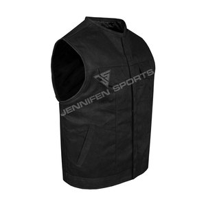 Chaleco de Motociclista de Lona 100% Algodón de Alta Calidad para Motociclistas que Buscan una Opción Duradera, Elegante y Cómoda para el Uso Diario en Moto - Product Image 2