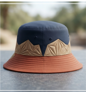 Chapeau Bob Unisexe Personnalisé en Toile avec Broderie 3D, Impression par Sublimation, Polyester/Coton, Effet Gaufré et Blocs de Couleurs pour l'Extérieur - Product Image 4