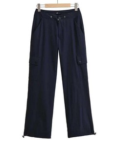 Pantalones Cargo Deportivos de Pierna Ancha y Cintura Alta para Mujer, 100% Algodón, de Secado Rápido, Estilo Casual, para Otoño - Product Image 4