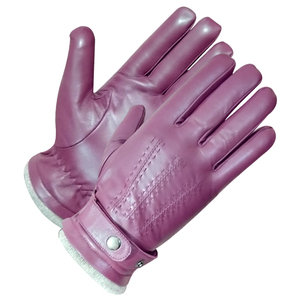 Solid <b>Women</b> Fashion <b>Leather</b> <b>Gloves</b> Thermal Outdoor Plain Custom Made Good Material Winter <b>Gloves</b> - Product Image 4