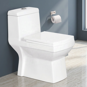 Inodoro de Cerámica de Una Pieza de Primera Calidad, con Doble Descarga de 3/6L, para Proyectos Hoteleros Comerciales y Residenciales de Alta Gama - Product Image 2
