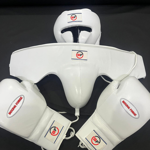 Factory Price Custom Logo Boxing Set | Cowhide Leather Gloves + Hand Wraps + Carry Bag Lightweight Eco-Friendly OEM ODM Branded - Product Image 6