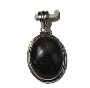 Collier pendentif en labradorite naturelle, fait main, avec cabochon serti clos, style bohème moderne, bijoux de gemmes sélectionnés, vente en gros - Product Image 3