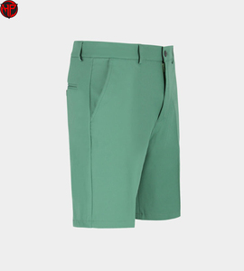 Shorts de golf pour hommes, décontractés, couleur unie, plissés, longueur genou, service OEM, respirants, écologiques, légers et doux - Product Image 4