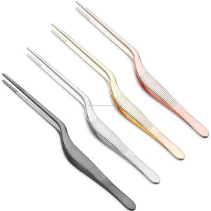 Ensemble de pinces chirurgicales 4 pièces en acier inoxydable, instrument de précision pour usage médical, certifié CE classe I, utilisation manuelle - Product Image 1