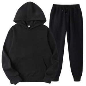 Conjunto de Sudadera con Capucha y Pantalones Deportivos de Forro Polar Personalizados para Hombre, Ropa Deportiva Informal de Dos Piezas, Traje Deportivo de Tela Suave con Logotipo Personalizado - Product Image 4
