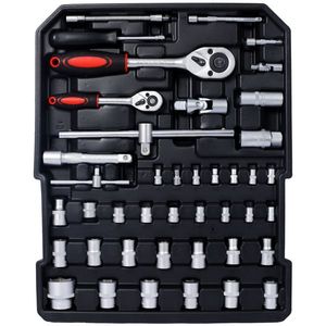 Kit di Attrezzi per Uso Domestico da 969 Pezzi, Set di Riparazione per Casa con 4 Cassetti, Cassetta degli Attrezzi con Ruote - Product Image 4
