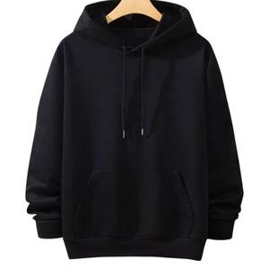 Direct Factory 100% Cotton Solid Winter Mens Hoodies Pullover Custom Logo Pocket Casual Streetwear OEM Wholesale - Product Image 4