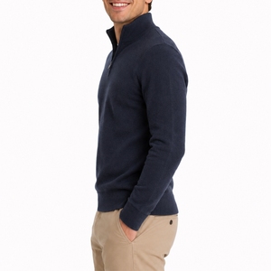 เสื้อสเวตเตอร์ผู้ชาย คอซิป ¼ ซิป ผ้าถัก ทันสมัย สวมใส่สบาย อุ่น พรีเมียม ลำลอง เสื้อสเวตเตอร์คอซิป ¼ ซิป ลำลองทันสมัย อินเทรนด์ สำหรับฤดูหนาว - Product Image 3