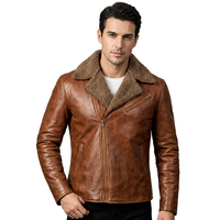 Nouvelles vestes en cuir pour hommes, style hiver, chaudes, personnalisées, confortables, élégantes, de haute qualité, respirantes, manches longues