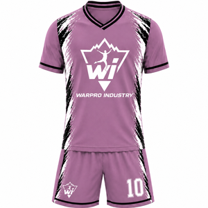 Uniformes de Fútbol al Por Mayor, Conjuntos de Camiseta y Pantalones Cortos de Alta Calidad, Transpirables, con Logotipo Personalizado, para Entrenamiento y Partidos de Club - Product Image 2
