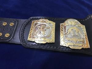 Cinturón de Campeonato de Lucha Libre Personalizado AERO, Hebilla de Aleación de Zinc Chapada en Oro, Diseño Casual Resistente, Longitud Personalizable - Product Image 6
