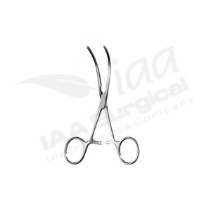 Pinza Vascular Atraumática Manual de Acero Inoxidable, Instrumento Quirúrgico de Hemostasia, Clase I, Certificado CE - Product Image 1