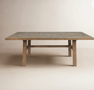 Venta Directa de Fábrica, Juego de Comedor de Lujo de 6 Plazas en Madera de Mango con Sillas Beige, Diseño Moderno para Hoteles y Villas - Product Image 4