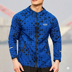 New Design Unisex <b>Winter</b> Thin <b>Running</b> <b>Jacket</b> Quick Dry Windproof Hooded Sportswear for Cycling Gym Fitness Outdoor Training - Product Image 3