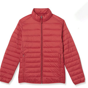 Unisex Puffer <b>Jacket</b> High Quality Front Zipper Long Sleeve 100% Nylon Comfortable Casual Streetwear Style Breathable Patchwork - Product Image 1