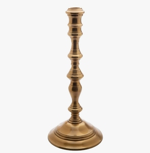 Wholesale <b>Brass</b> Metal Taper Candle Holder Traditional Spindle Design <b>Candlestick</b> Stand Table Centerpiece Wedding Home Decor - Product Image 1