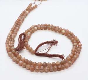 Natural Chocolate Moonstone Plain Round Beads 4.5-5MM Moonstone Round Beads Moonstone Smooth Beads For Jewelry Making Wholesale - Product Image 6