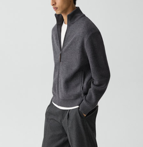 <b>Men's</b> Color Blocked Fleece Anti-UV Polyester/Cotton 350g Hoodie Sweatpants Set Pockets Black Gray Spliced Casual Joggers Elastic - Product Image 4