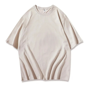 T-shirt à manches courtes pour homme, coupe classique, 100% coton, couleur unie, col rond, jersey décontracté, écologique, noir - Product Image 5