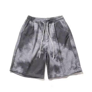Shorts en toile tie-dye pour hommes, qualité supérieure, coupe élégante, décontracté, respirant, taille élastique, avec poches, vente en gros - Product Image 1