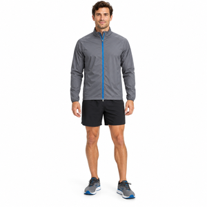 Chaqueta Deportiva Impermeable Premium para Hombre, Cortavientos Reflectante para Ciclismo, Chaqueta Ligera para Fitness al Aire Libre, Fabricante - Product Image 1