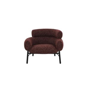 Fauteuil en tweed marron Mardi pour salon, confortable et élégant - Product Image 5