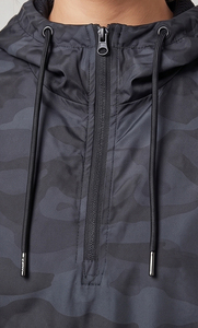 <b>Women</b> <b>Windbreaker</b> Hoodie/ Camouflage Lightweight Casual Waterproof Hoodies 1\4 Quarter Zip <b>Windbreaker</b> Hoodie <b>Women</b> - Product Image 4